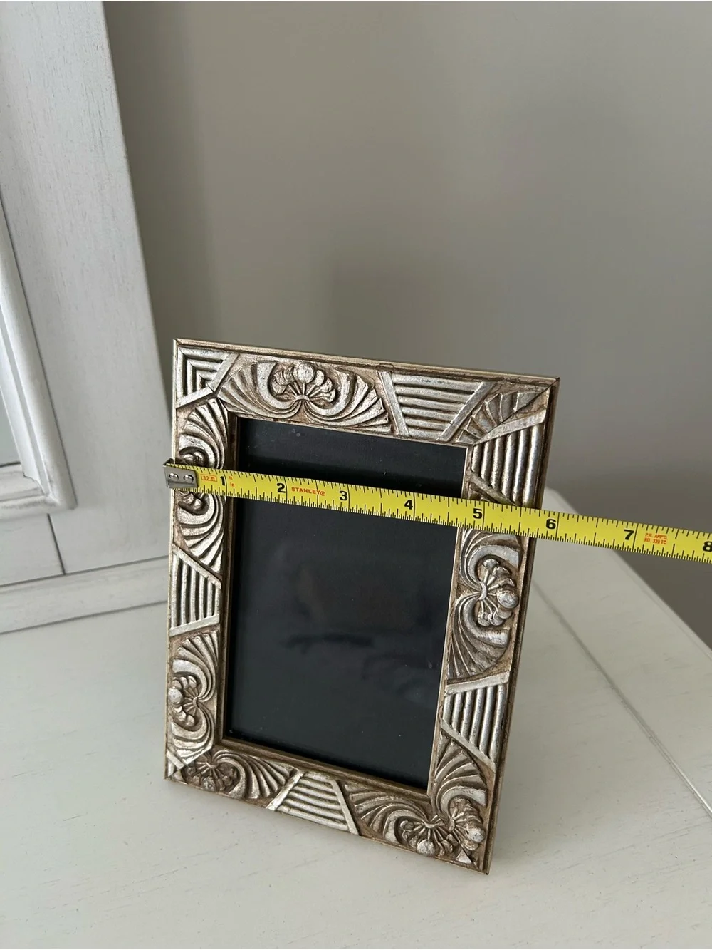 Roma Ornate Gold Silver Tone Wood Frame